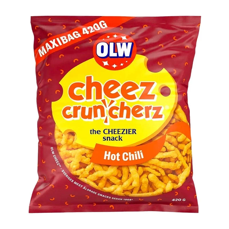 Cheez Cruncherz Hot Chili Maxi-Pack OLW 420g