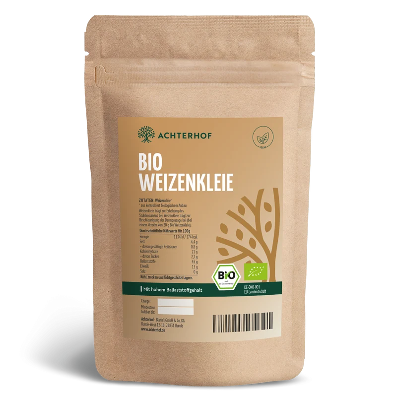 Finnische Bio Weizenkleie (1000g)