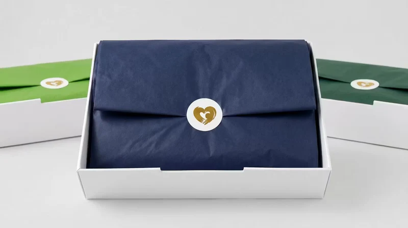 Geschenkbox "Optimist" mit Tasse, Notizbuch und süßer Nervennahrung