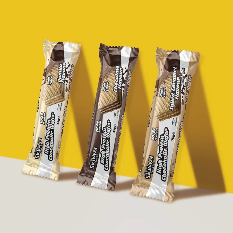 Skinny Chocaholic Salted Caramel High Protein Wafer 35g