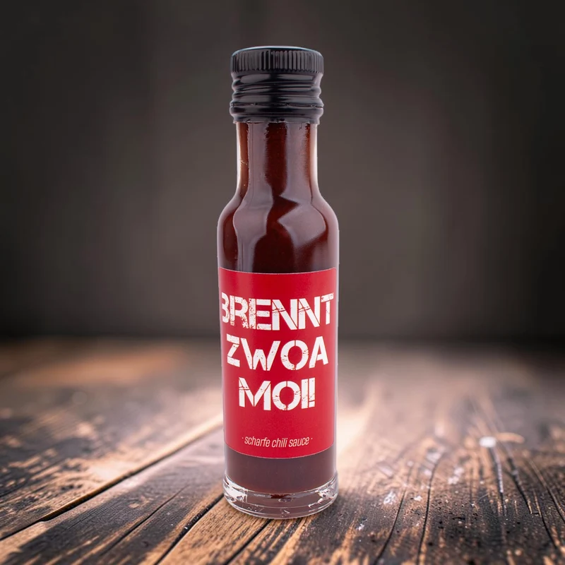 Chilisauce "Brennt zwoa moi!"