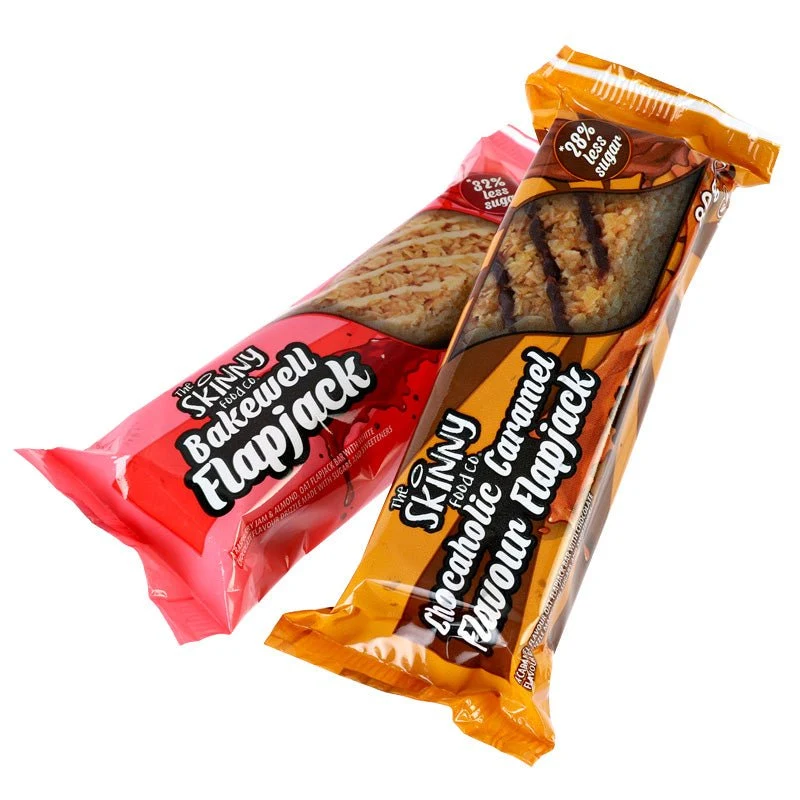 Skinny Food Co Lavsukker Protein Flapjacks 80g (2 smagsvarianter)