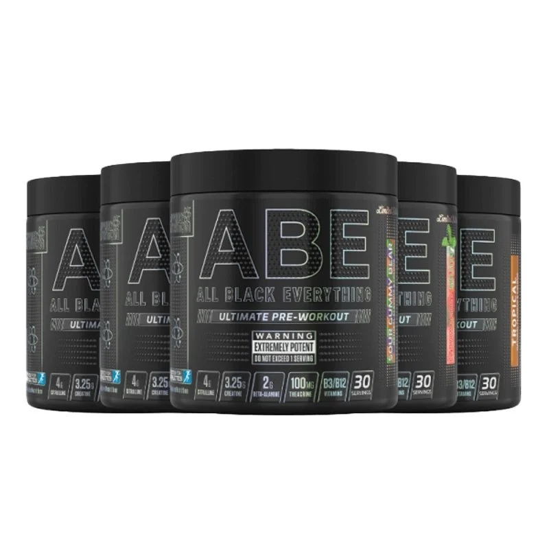 ABE - ALL BLACK EVERYTHING PRE-WORKOUT (14 smagsvarianter tilgængelige) 375 g