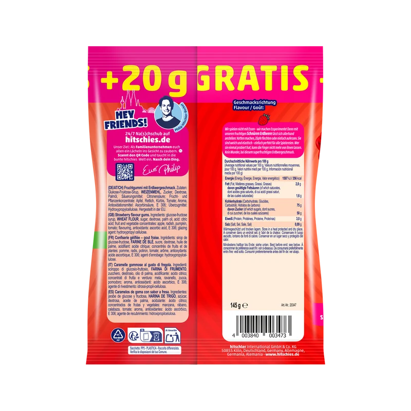 Schnüre Erdbeere Overfill