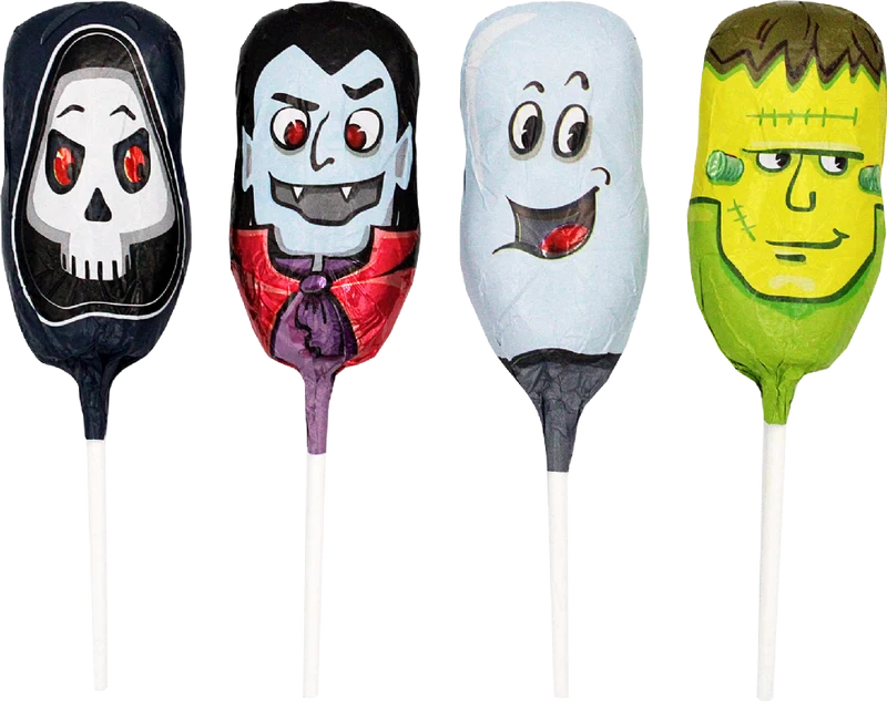 Storz Halloween Lolly Vollmilchschokolade – 50 Stück, 750 g