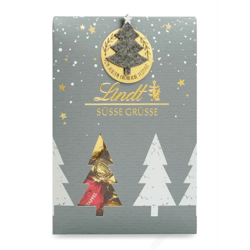 Lindt Filz Edition Süße Grüße Tasche 125 g