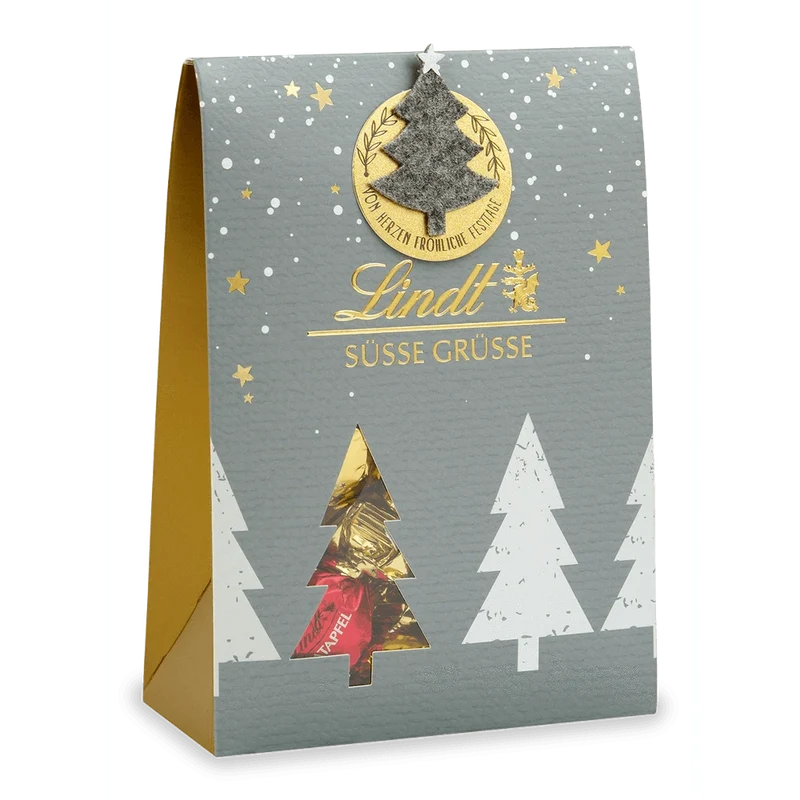 Lindt Filz Edition Süße Grüße Tasche 125 g
