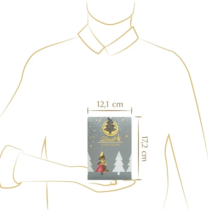 Lindt Filz Edition Süße Grüße Tasche 125 g
