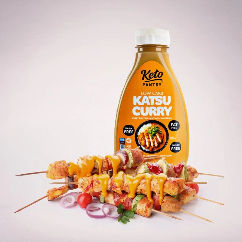 Keto Pantry Katsu Curry Næsten Sukkerfri Sauce - 425 ml (Enkelt eller Kasse med 6)