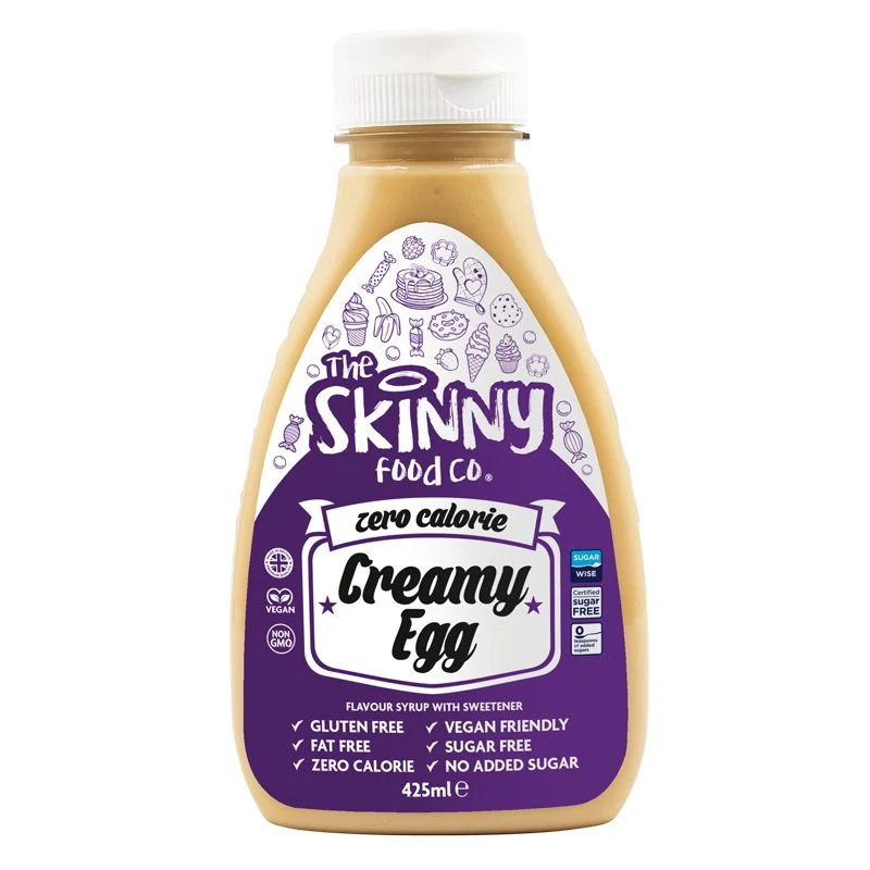 Cremet æg nul kalorie sukkerfri tynd sirup - 425 ml Limited Edition