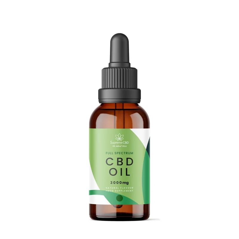 (Udsalg, sidste bedst før, 25. juni) Supreme CBD Olie 30ML (3000MG)