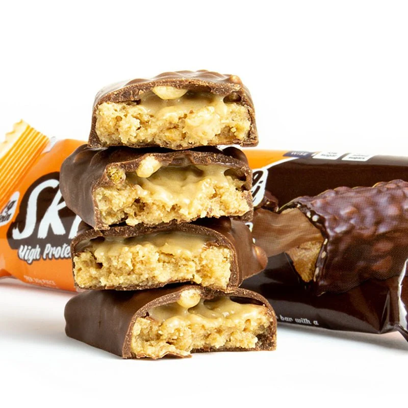 Toffee Crunch Flavour Skinny Duo Bar med højt proteinindhold og lavt sukkerindhold - 60 g