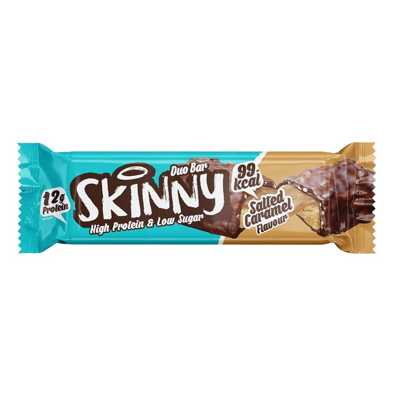 Saltet karamel Skinny smag Skinny højprotein lavsukker Duo Bar - 60g