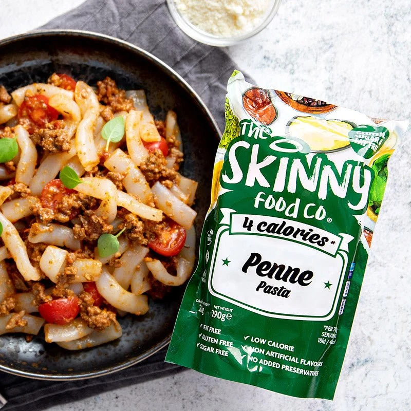 Skinny Penne Pasta med lavt kalorieindhold - (6 x 210 g etui)