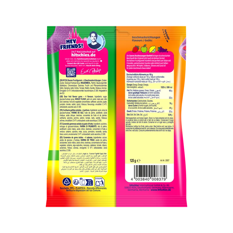 Saure Drachenzungen Konfetti