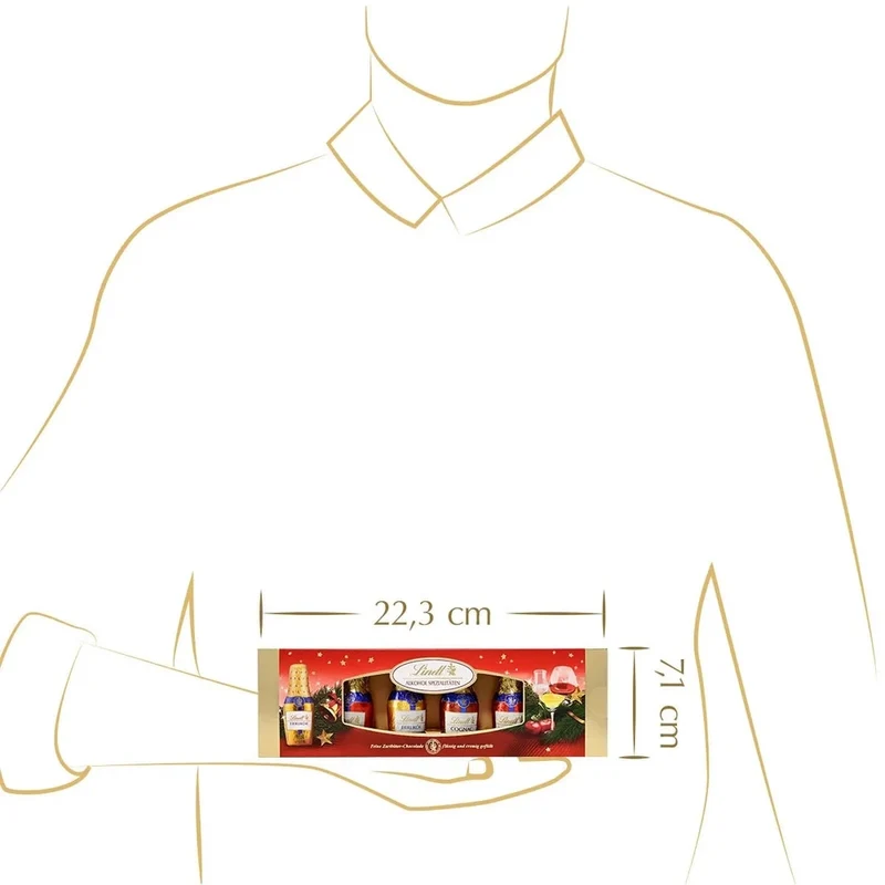 Lindt Alkohol-Spezialitäten Fläschchen Mischung 131 g