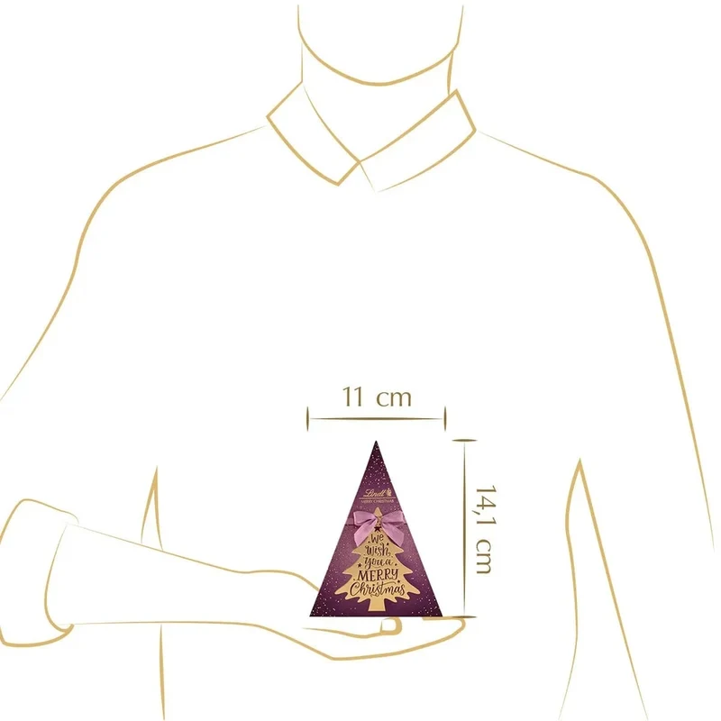 Lindt Kalligrafie Merry Christmas Tanne 105 g