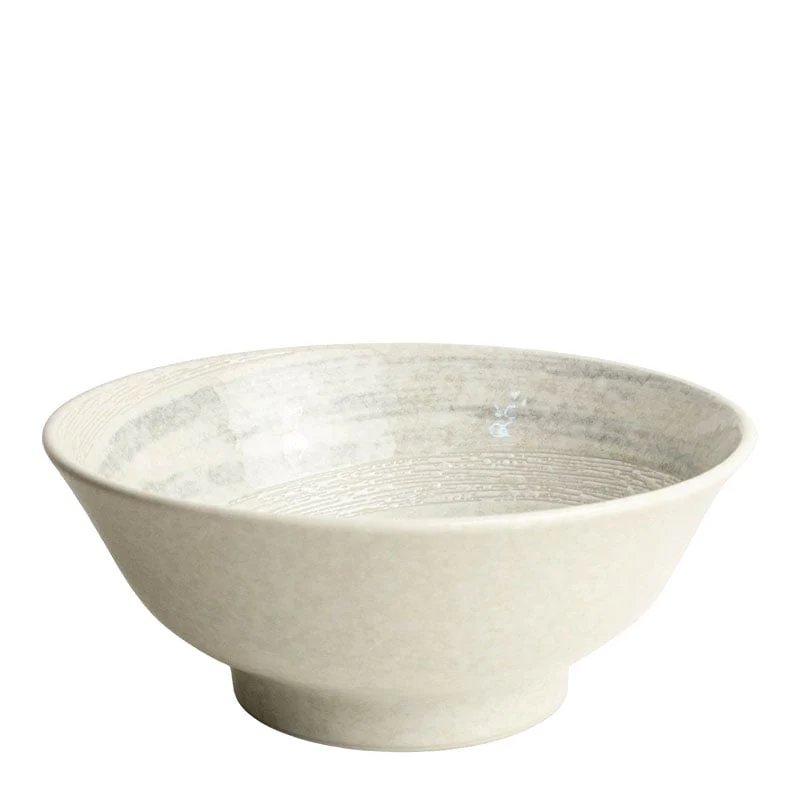 Ramenschale Weiß Spiral 21cm