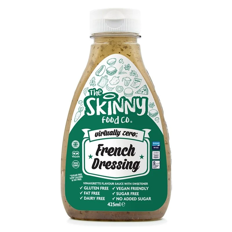 Fransk dressingsmag praktisk talt nul © Sukkerfri Skinny Vinaigrette Salatdressing - 425 ml