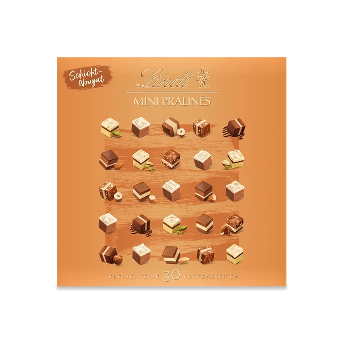 Lindt Mini-Pralinés Schicht-Nougat 143 g