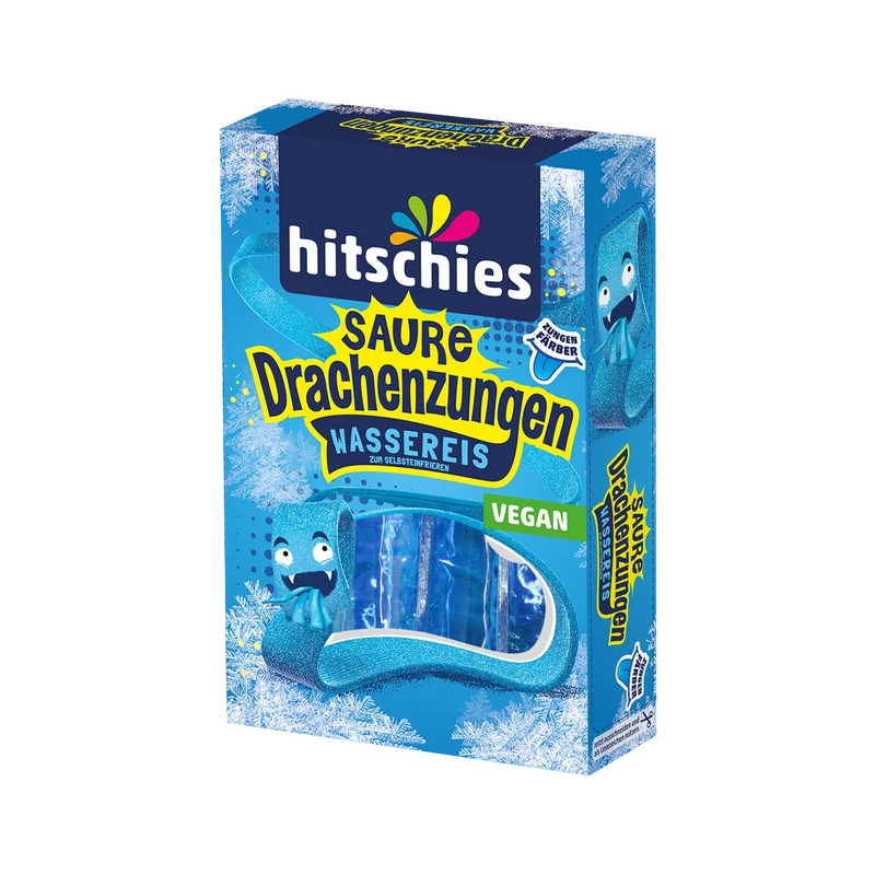 Saure Drachenzungen Wassereis Blau