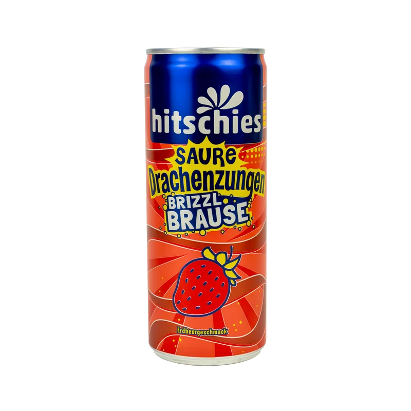 Saure Drachenzungen brizzl Brause Erdbeere 0,25l