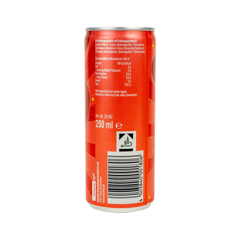 Saure Drachenzungen brizzl Brause Erdbeere 0,25l