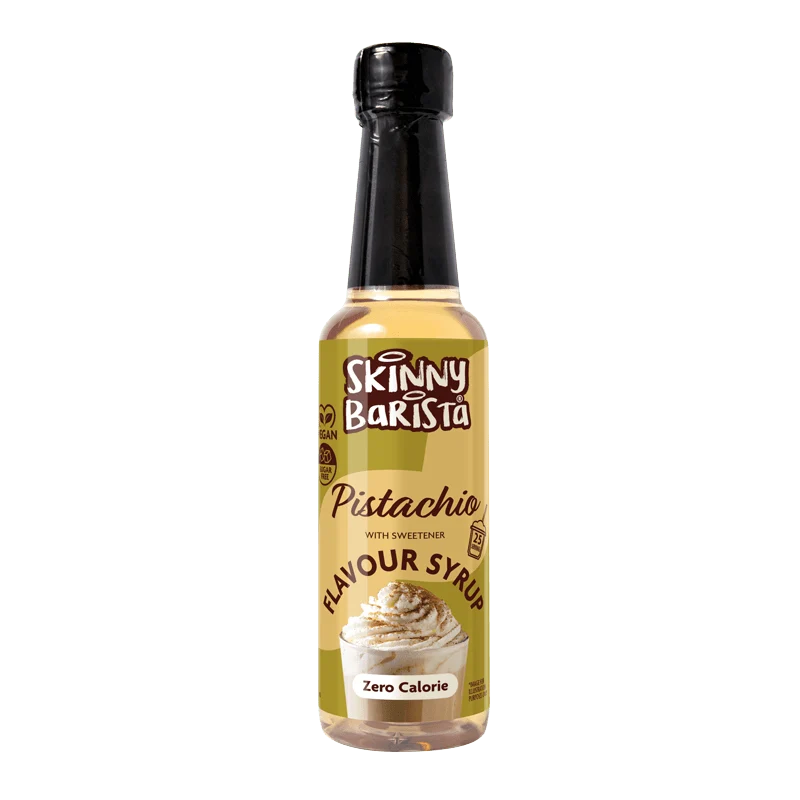 Skinny Barista Pistaciesirup - Kaloriefri, sukkerfri Skinny Kaffesirup - 250 ml - LIMITED EDITION