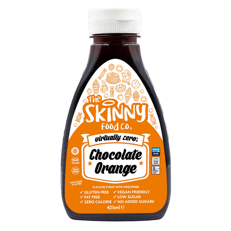 NY Skinny Chokolade Appelsinsirup - Lavt Kalorieindhold - 425 ml