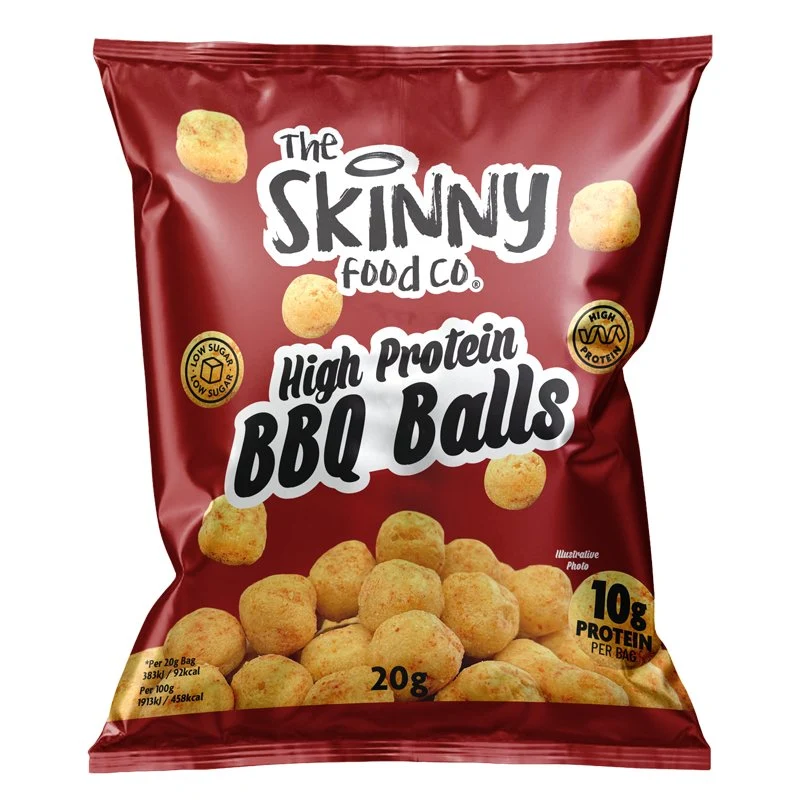 Skinny højprotein BBQ bolde 20g