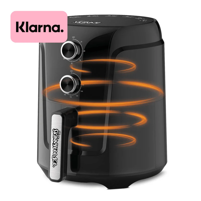 Skinny Food Co Black Air Fryer 4 liter 1450w (inklusive gratis Air Fryer Opskriftsbog) - Ninja Alternative