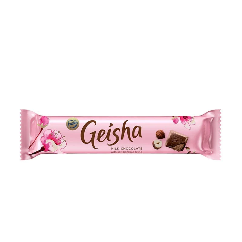 Geisha Vollmilchschokolade & Haselnuss 37g