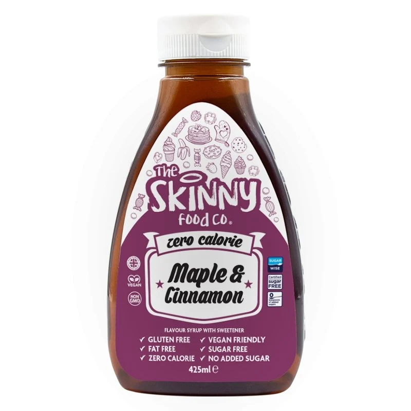 Maple & Cinnamon Zero Calorie Sukkerfri Skinny Sirup - 425ml