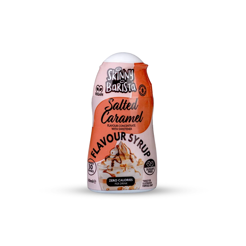 Skinny Barista Saltet Karamel Smagsshot Sukkerfri Skinny Kaffesirup - 60ml