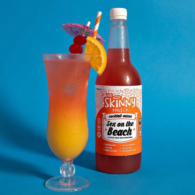 (Udsalg, Bedst før, 26. feb.) Sex On The Beach Sukkerfri Skinny Cocktail Mixer - 1 liter