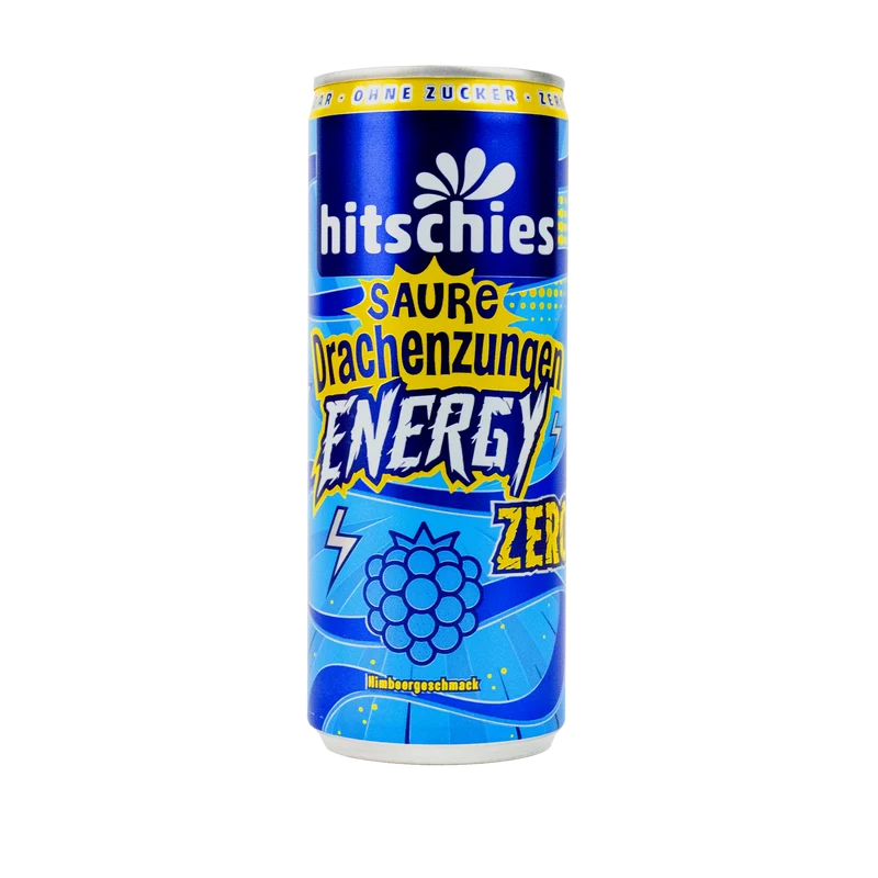 Saure Drachenzungen Energy Zero Blau