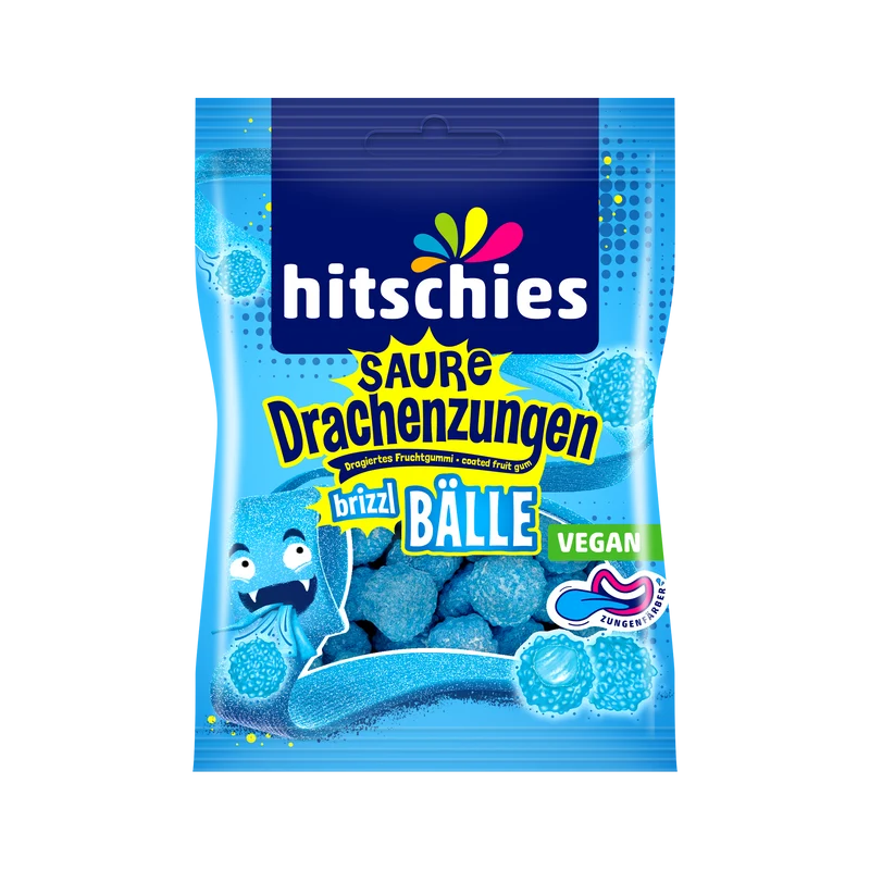 Saure Drachenzungen brizzl Bälle blau