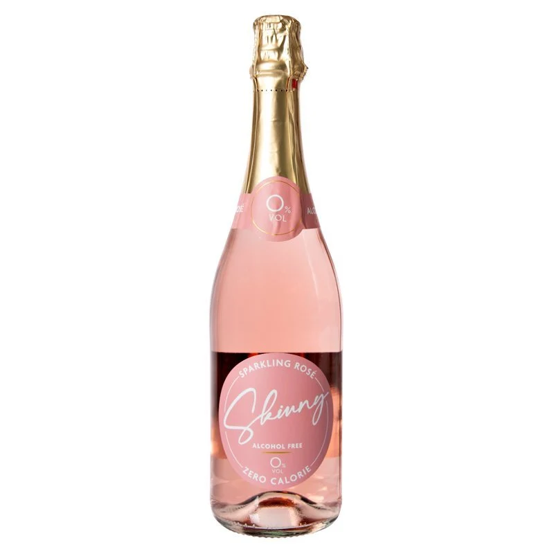 Skinny Sparkling Rose Prosecco Non Alcoholic - 75cl (Nul Kalorie)