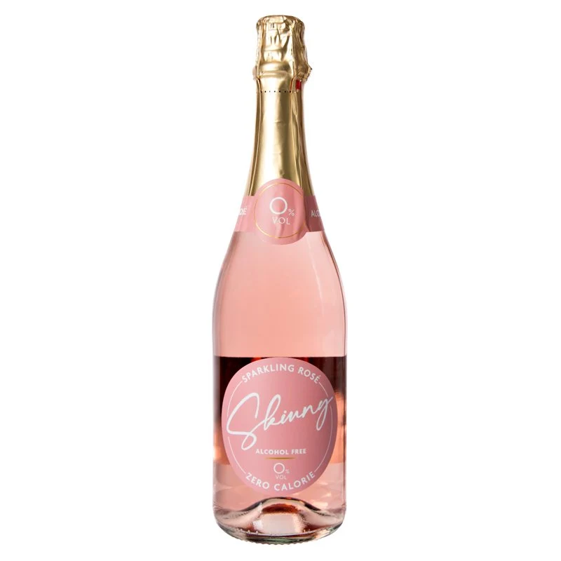 Skinny Sparkling Rose Prosecco Non Alcoholic - 75cl (Nul Kalorie)