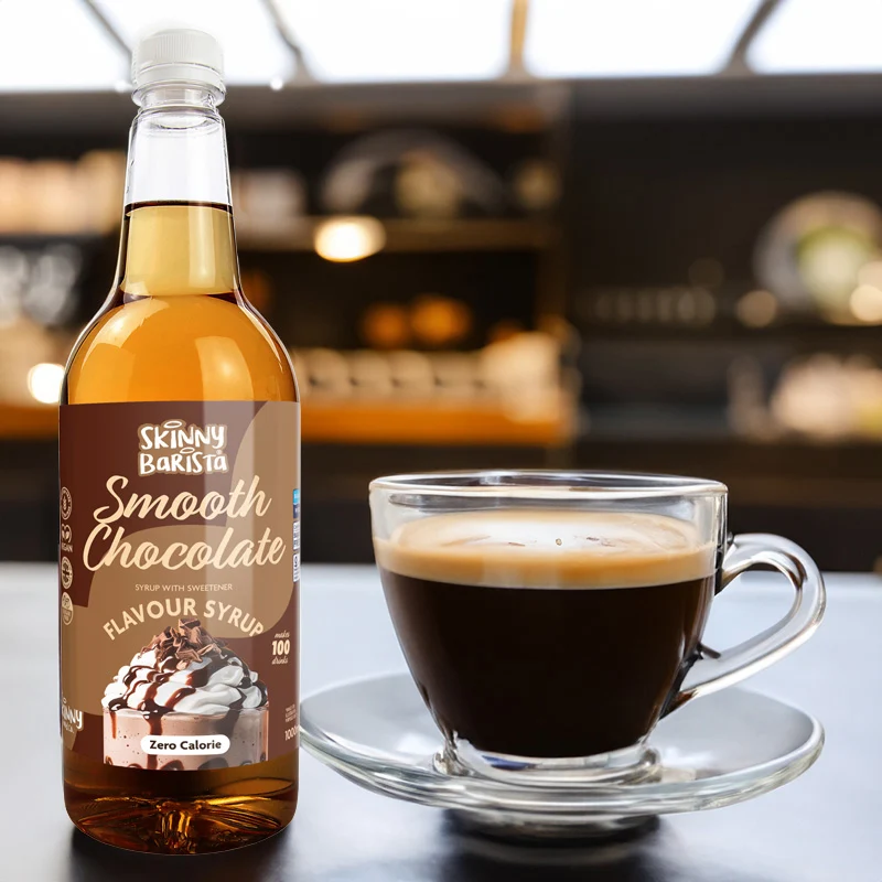 Skinny Barista Chokoladesirup - Kaloriefri Skinny Kaffe - 1 Liter