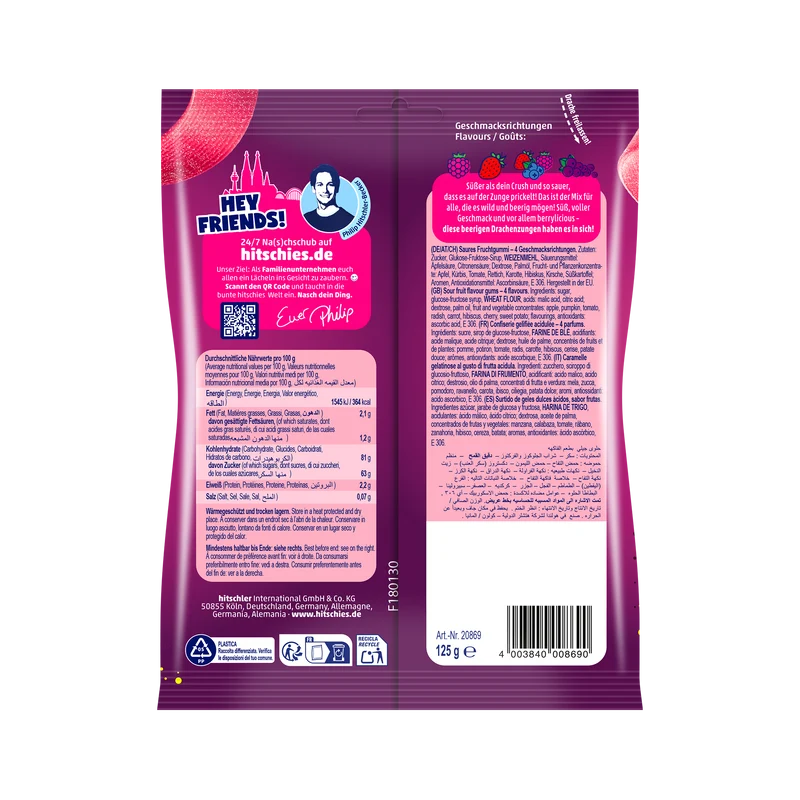 Saure Drachenzungen Berry Mix