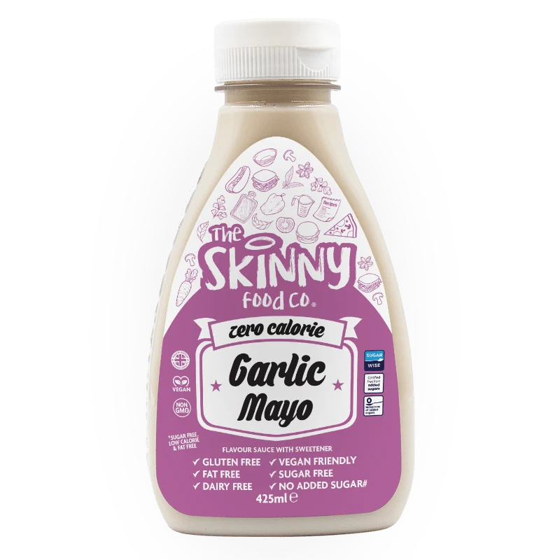 Hvidløg Mayo Zero Calorie Sukkerfri Skinny Sauce - 425ml