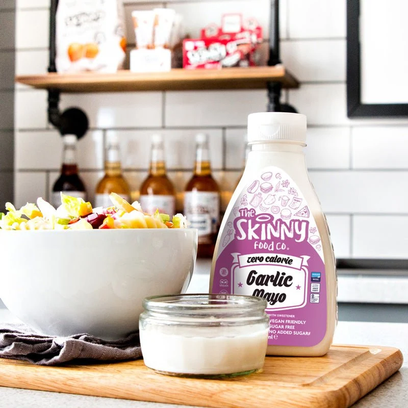 Hvidløg Mayo Zero Calorie Sukkerfri Skinny Sauce - 425ml
