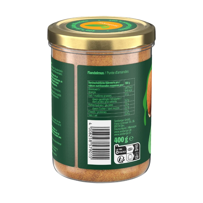 Seeberger Nussmus - Mandel & Cashew 400 g