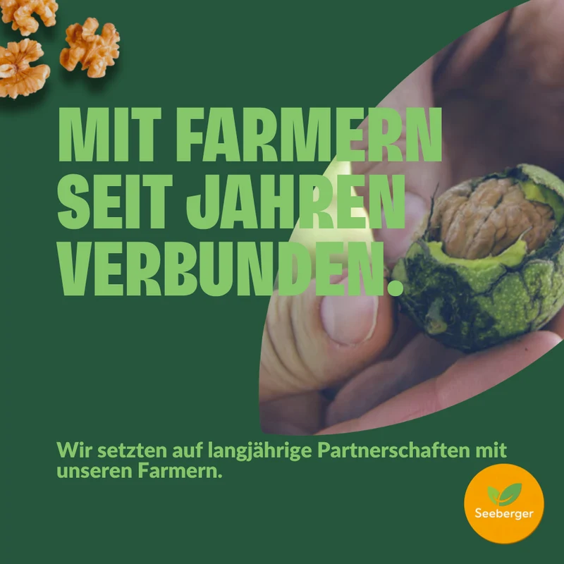 Seeberger Walnusskerne Multipack – 5 × 150 g, naturbelassen, reich an Omega-3-Fettsäuren