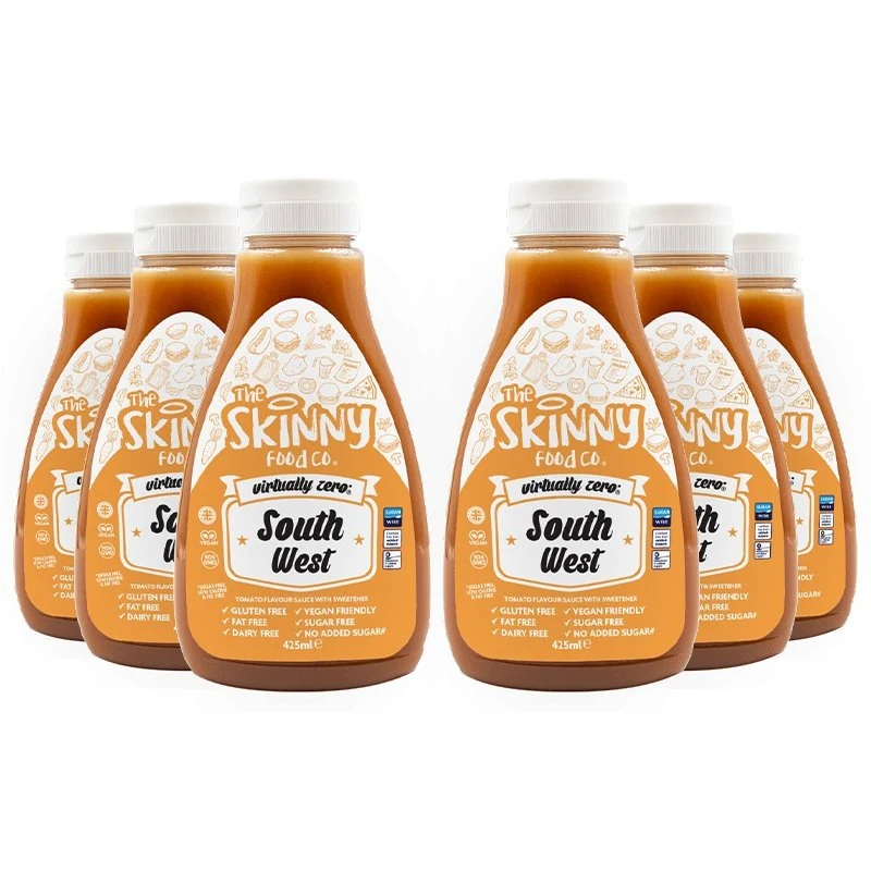 Case South West Virtually Zero© Calorie Skinny Sauce - 425 ml x 6 enheder