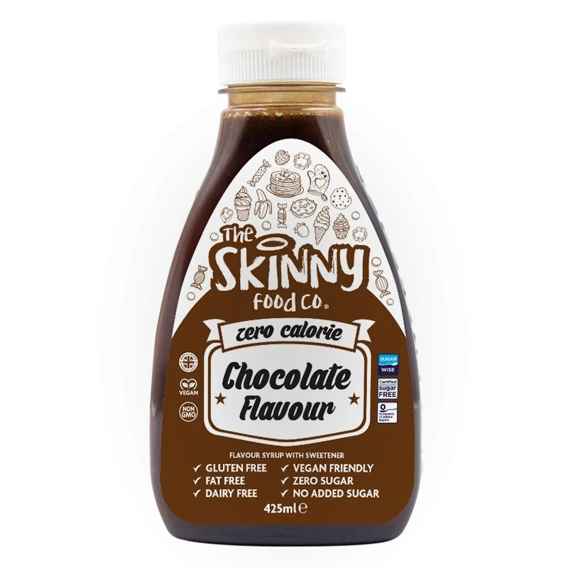 Chokoladesmag Zero Calorie Sukkerfri Skinny Sirup - 425ml