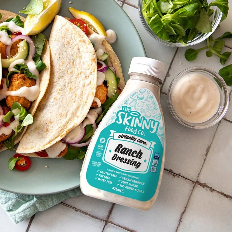 Ranch Sauce Dressing Virtually Zero© Calorie Skinny Sauce - 425ml