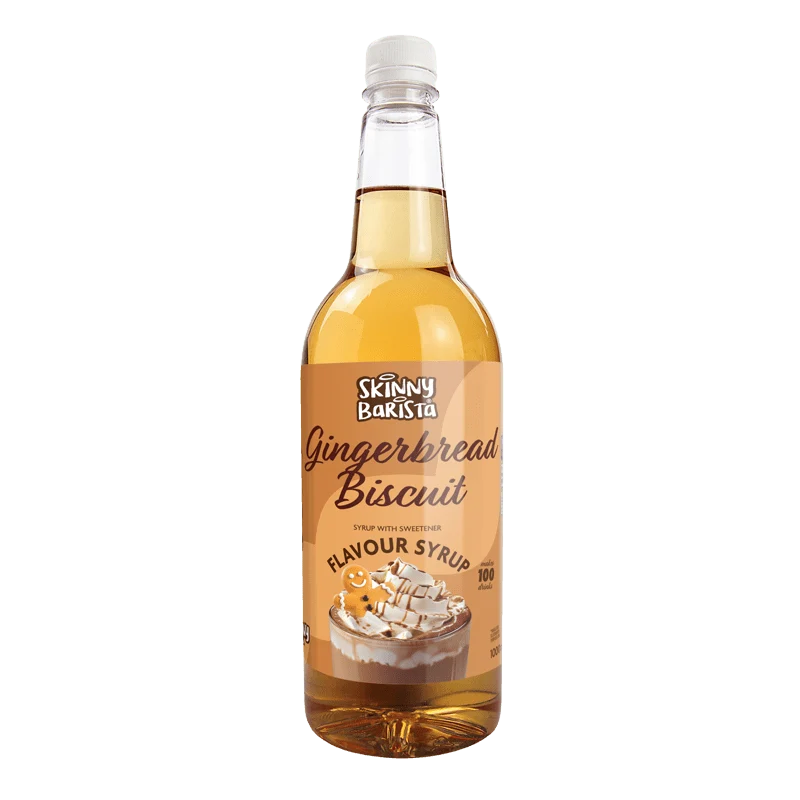 Skinny Barista peberkagesirup - Kaloriefri, sukkerfri Skinny Coffee - 1 liter