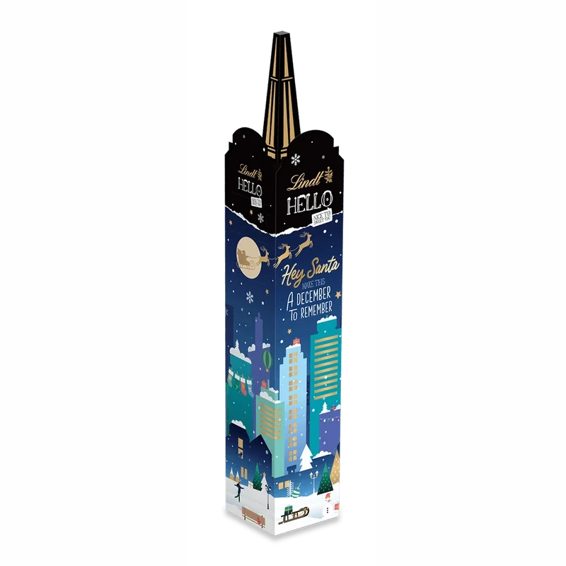 Lindt HELLO Adventskalender Tower 244 g